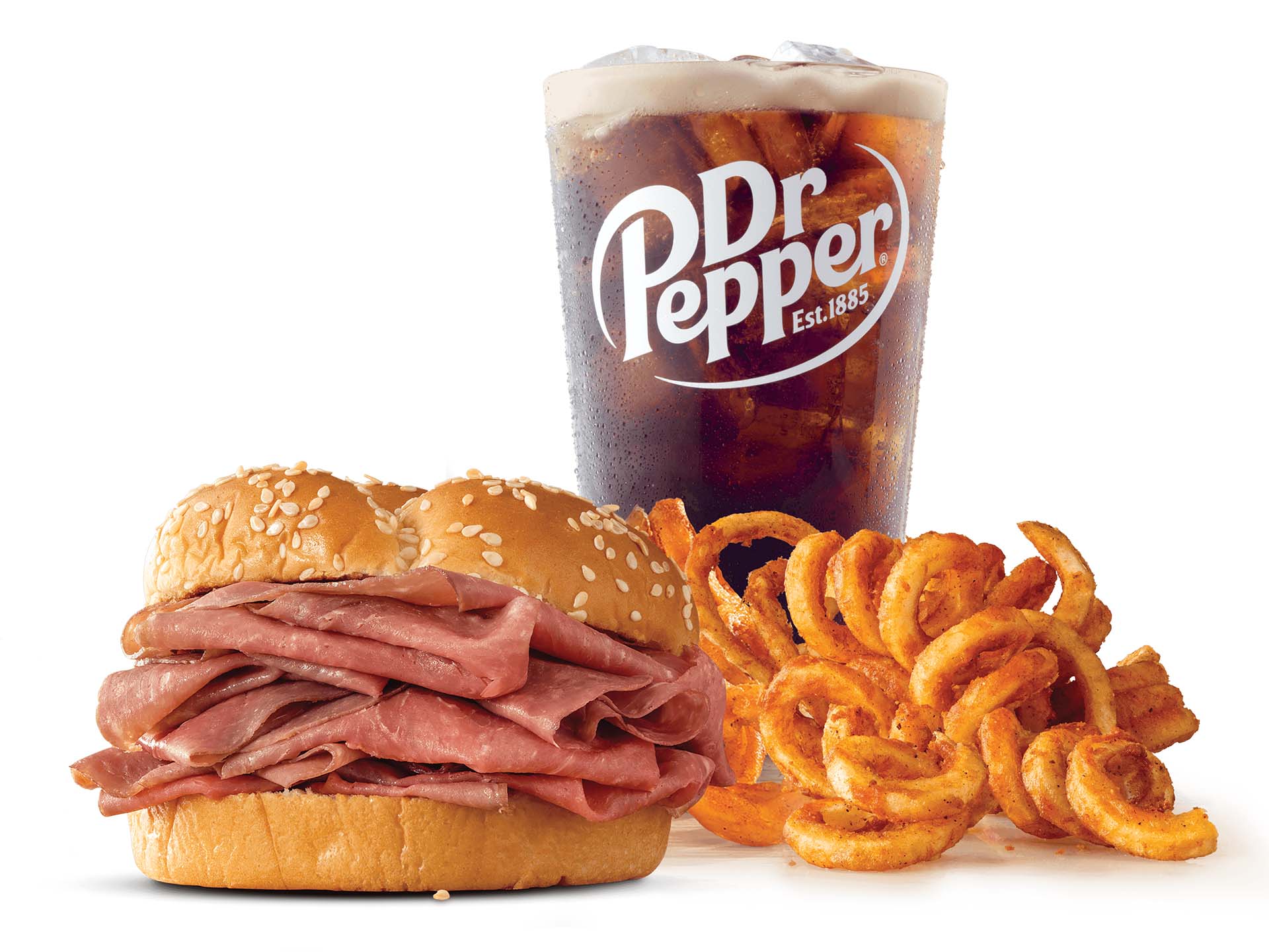 Arby's classic roast beef meal in Plainfield, NJ